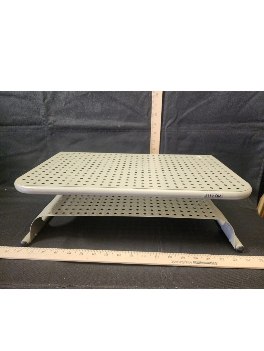 Vintage Allsop Metal Art Computer Monitor/Laptop Tablet Keyboard Stand Used